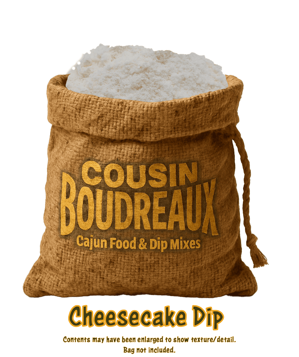 Cousin Boudreaux's Creole Cream Cheese Cake Dip