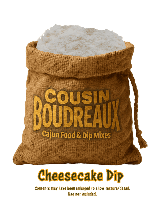 Cousin Boudreaux's Creole Cream Cheese Cake Dip