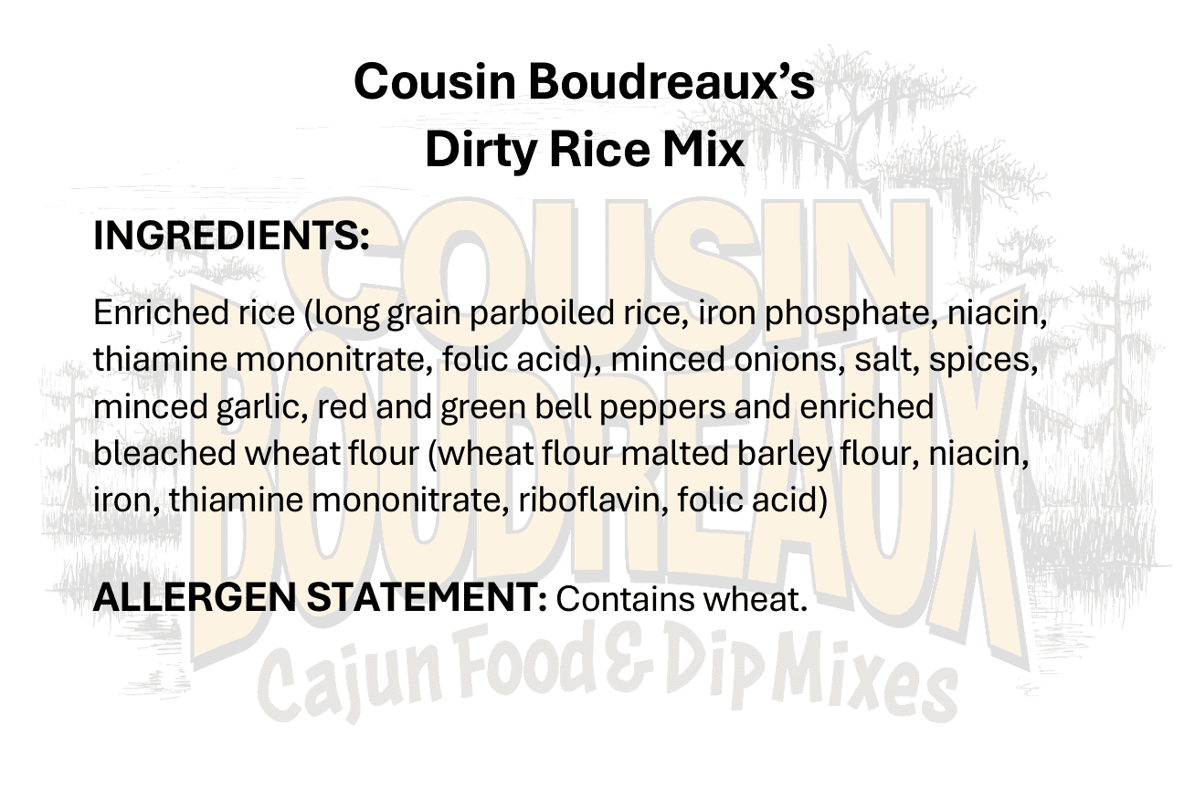 Cousin Boudreaux's Dirty Rice Mix