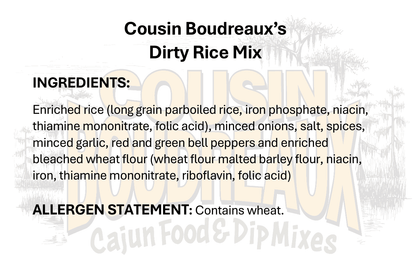 Cousin Boudreaux's Dirty Rice Mix