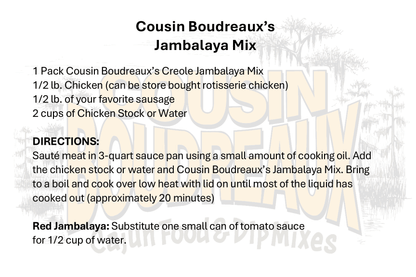 Cousin Boudreaux's Creole Jambalaya Mix