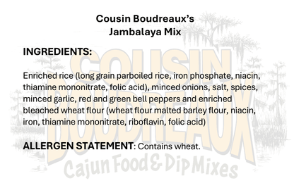 Cousin Boudreaux's Creole Jambalaya Mix