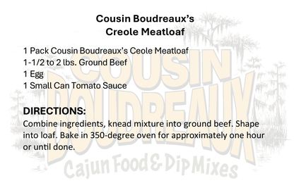 Cousin Boudreaux's Creole Meat Loaf