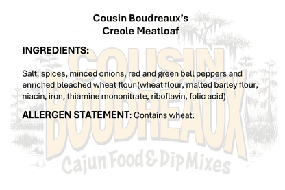 Cousin Boudreaux's Creole Meat Loaf