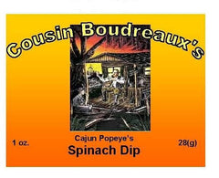 Cousin Boudreaux's Popeye Spinach Dip - Cousin Boudreaux's