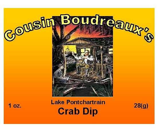 Cousin Boudreaux's Pontchartrain Crab Dip - Cousin Boudreaux's