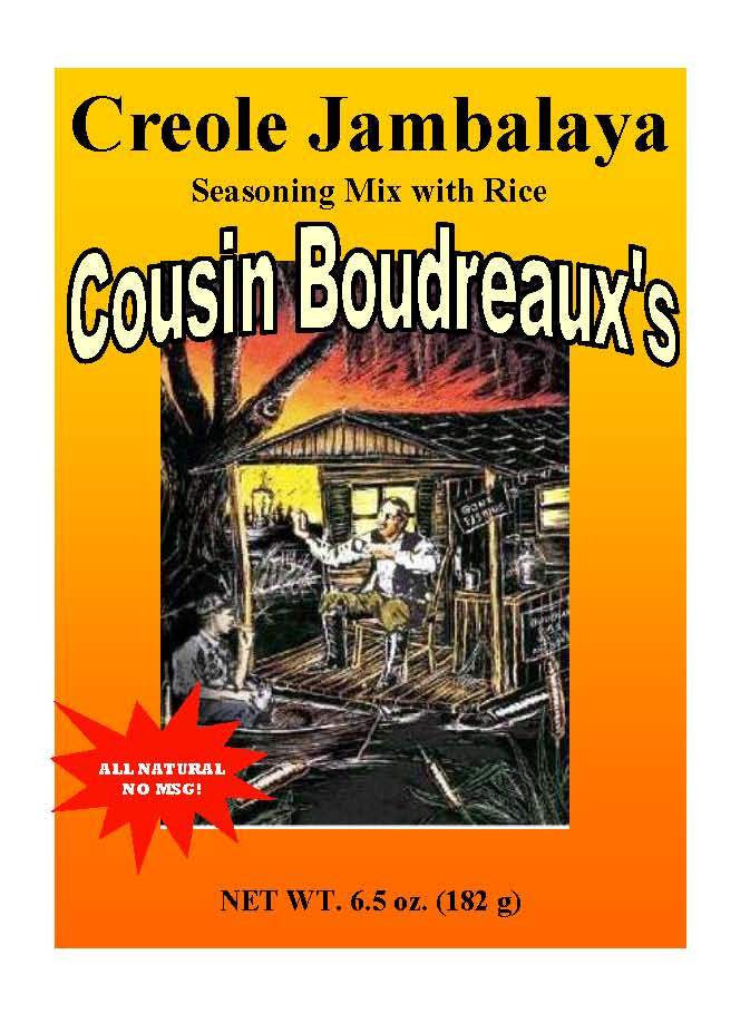Creole Jambalaya Mix - Cousin Boudreaux's - 1