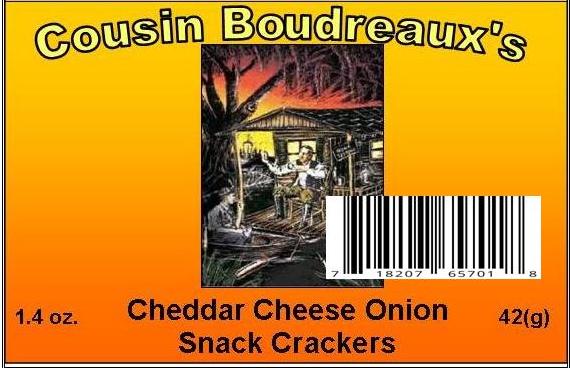 Cousin Boudreaux's Cheddar / Onion Snack Cracker Seasoning Mix