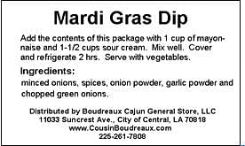 Cousin Boudreaux's Mardi Gras Dip