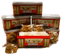 Cousin Boudreaux's Creole Pralines in collectible Streetcar tin gift box. Seasonal Item.